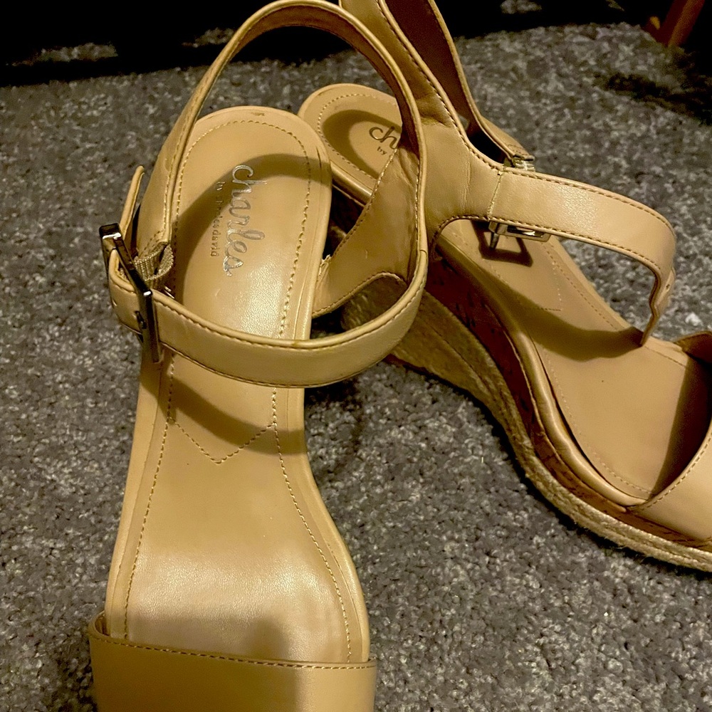 Nude Wedges